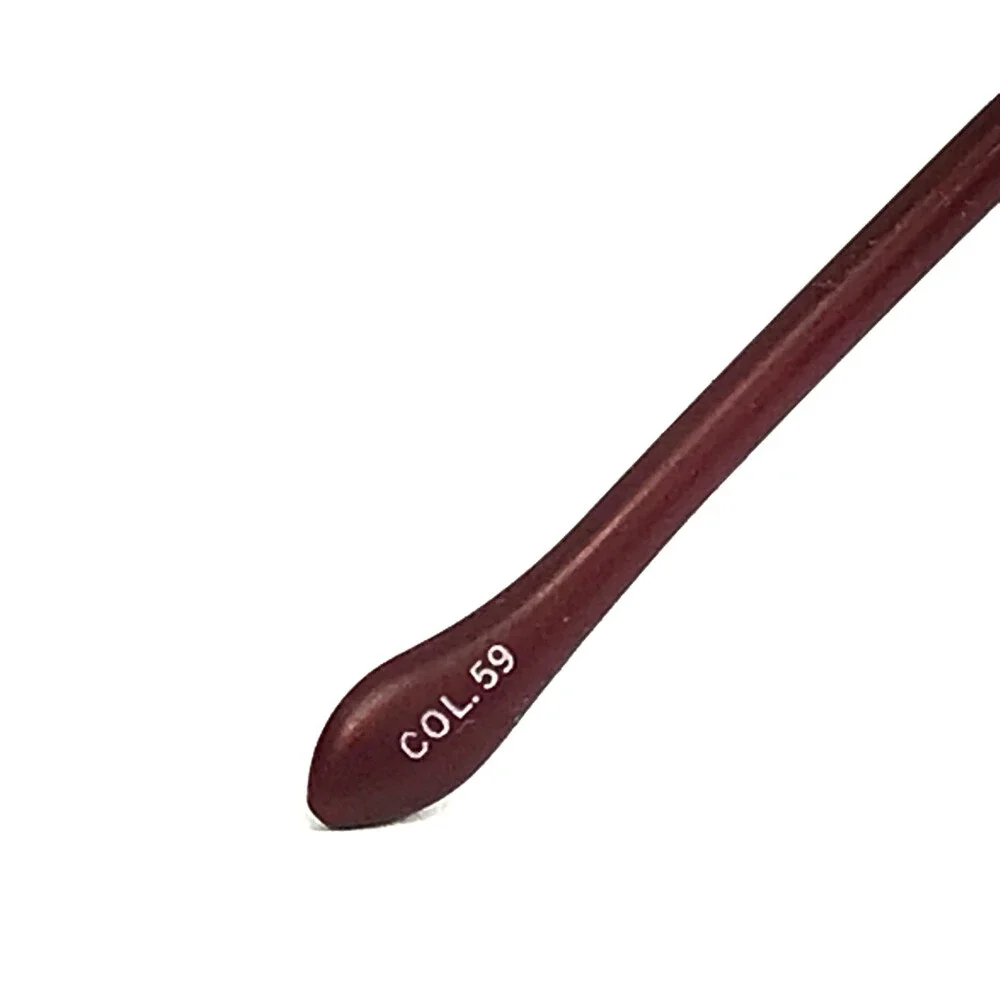 ogi Eyeglasses Frames 2068 COL. 59 Burgundy Red Geometric Wire Rim 43-21-140